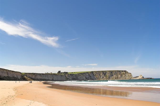 Plage de Langre, Cantabrie (Espagne)