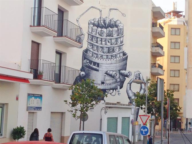 murales, Sant Antoni, Ibiza