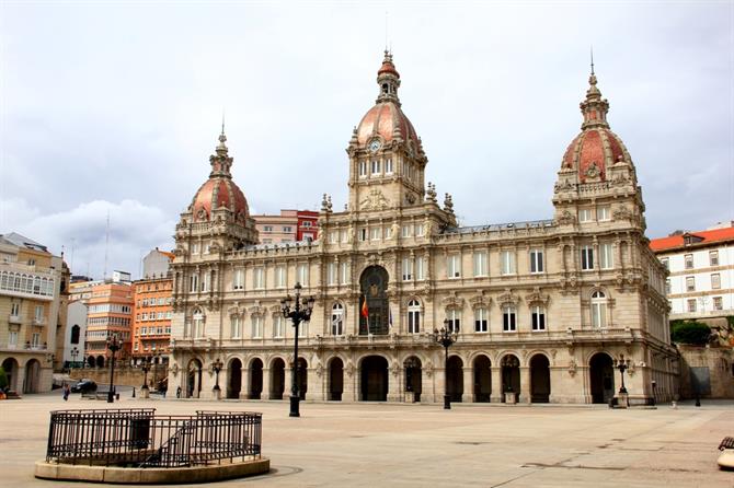 La Coruna - central square