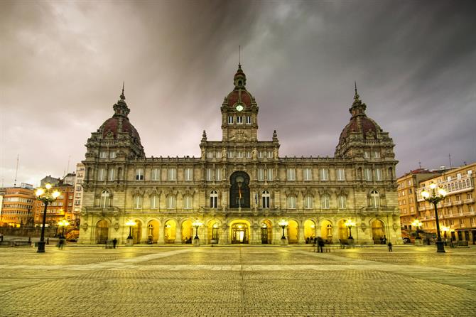 La Coruna - central square