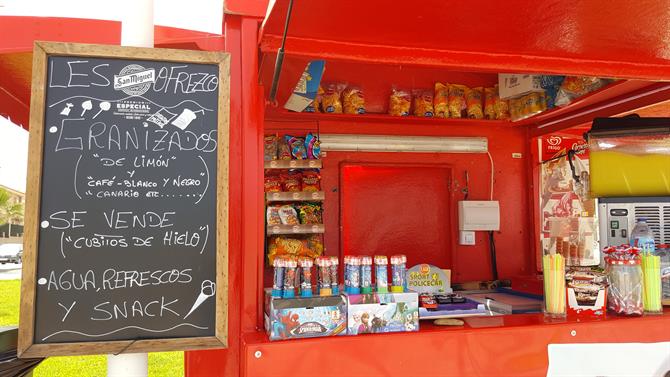Kiosk für Snacks, Vera Playa