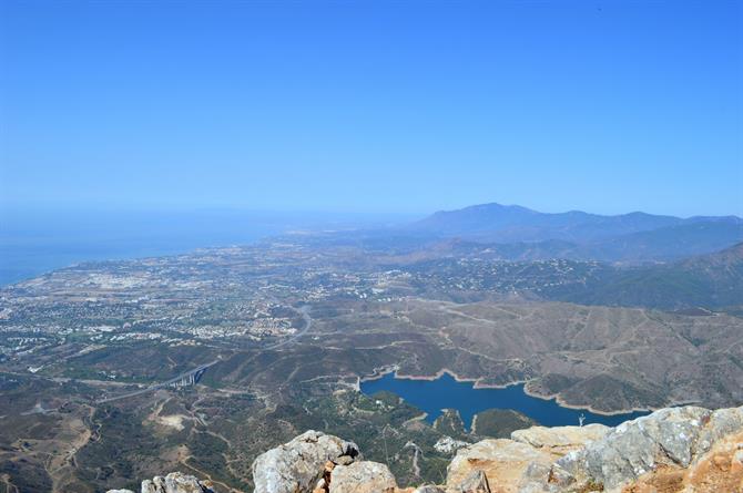 The view from La Concha Marbella