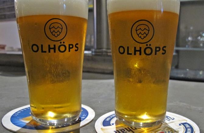 Beer at Olhops, Valencia