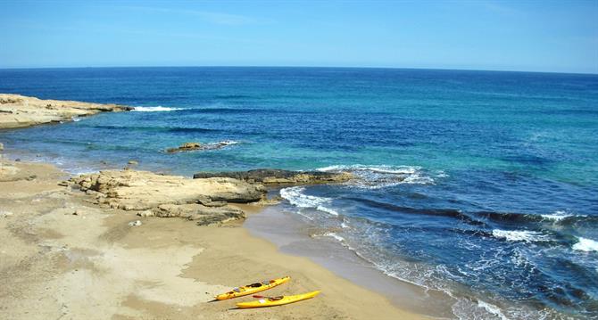 kayaks por la costa