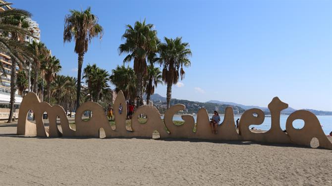 Playa de la Malagueta, Malaga - Costa del Sol (Spanje)