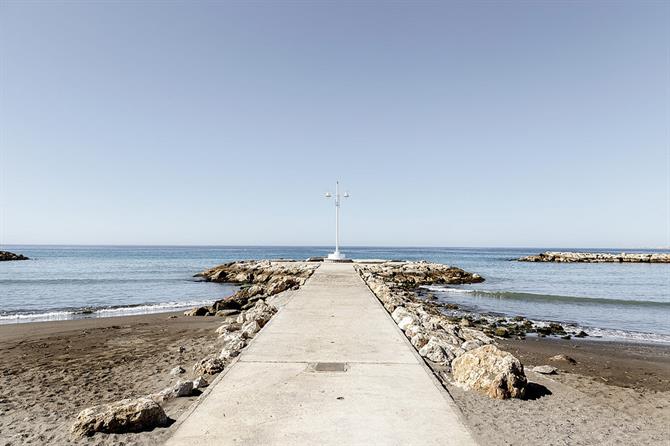 Plaża w dzielnicy Pedregalejo, Malaga