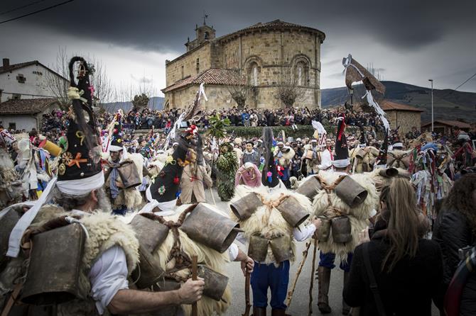 La Vijanera festivalen i Spanien