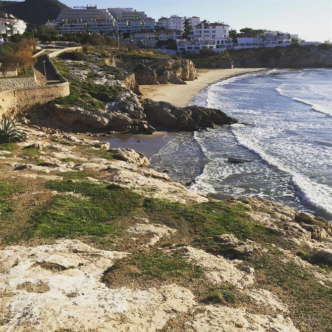 Plage de Sitges, Catalogne (Espagne)