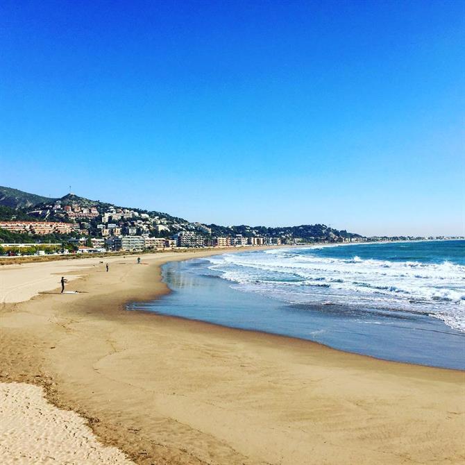 Stranden Les Botigues, Sitges