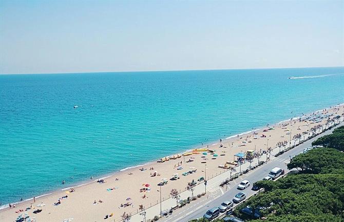 Plage de S’Abanell, Blanes - Costa Brava (Espagne)