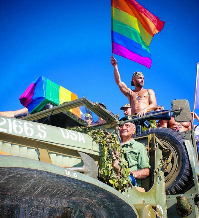 Gay pride parade in Barcelona