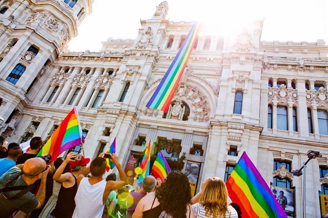 Gay pride in Madrid