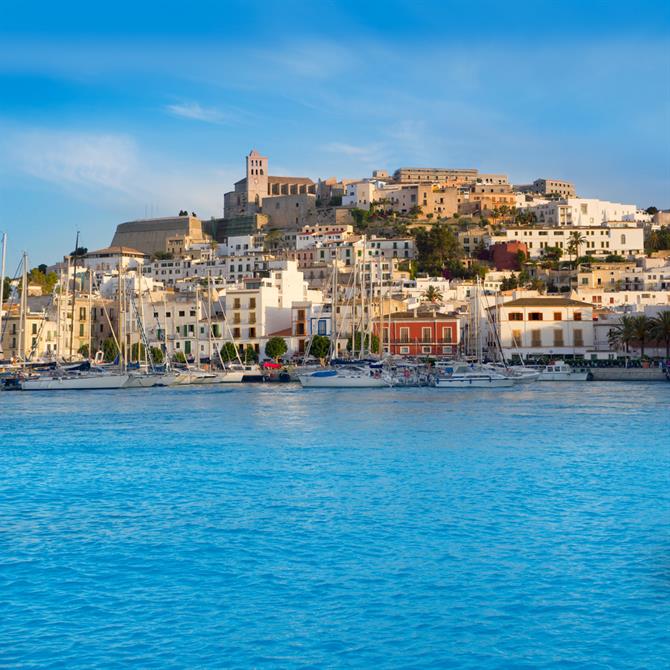 Ibiza - utsikt over Eivissa