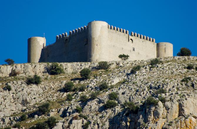 Castell Montgri à L'Estartit, Costa Brava - Catalogne (Espagne)