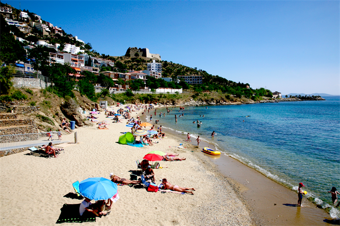 Playa de Palangres på Costa Brava