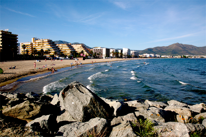 Playa de Santa Margarita, Rosas - Costa Brava (Espagne)