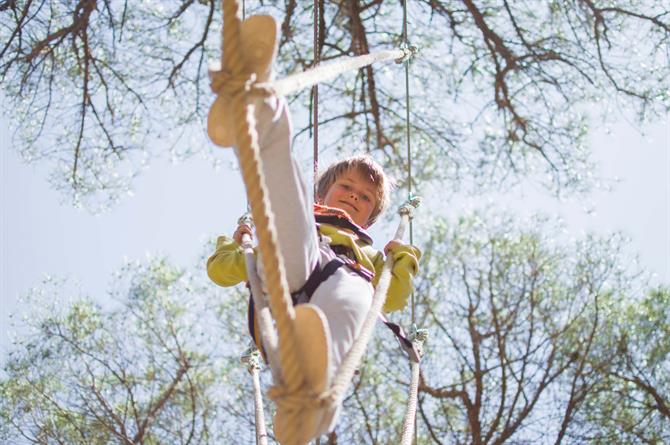 Hochseilgarten Bosc Aventura in Salou