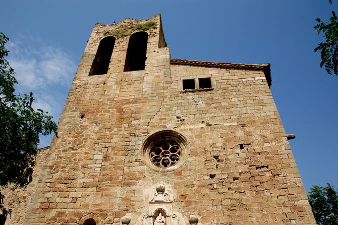 Iglesia de Sant Pere à Pals, Catalogne - Costa Brava (Espagne)