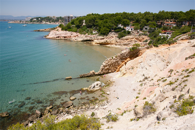 Cala Penya Tallada à Salou, Costa Dorada - Catalogne (Espagne)