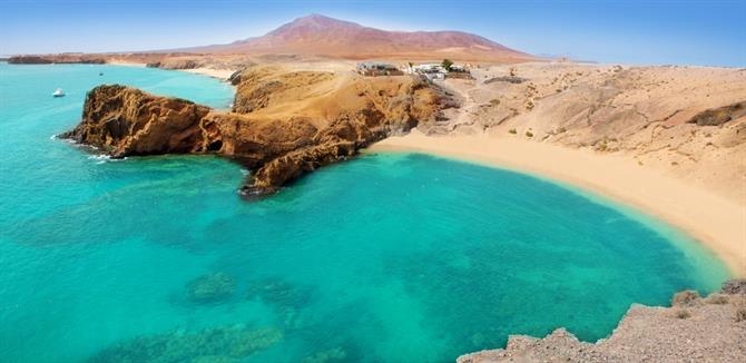 Playa de Papagayo, Lanzarote - îles Canaries (Espagne)