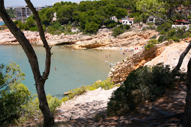 Cala Penya Tallada Cove, Salou, Tarragona, Costa Dorada