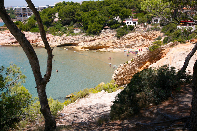 Le spiagge di Salou - Cala Penya Tallada