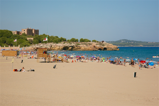 Playa de l'Arrabassada, Tarragone - Costa Dorada (Espagne)