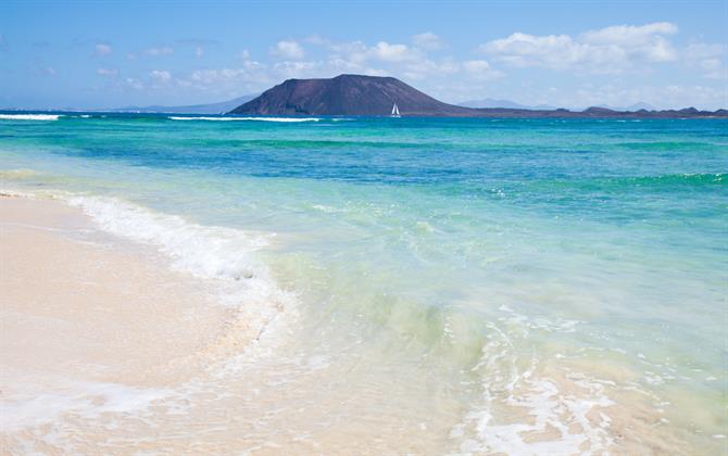 De bedste strande på De Kanariske Øer - Corralejo strand (Fuerteventura)