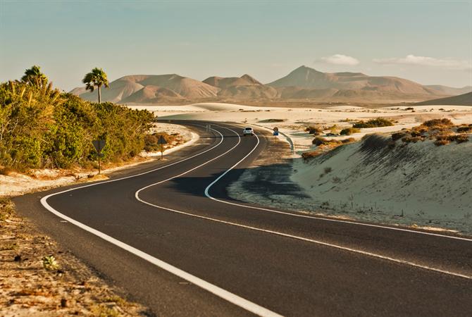 Fuerteventura - Corralejo road