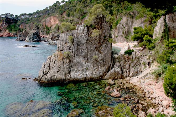 Playa de El Golfet, Calella de Palafrugell - Costa Brava (Espagne)