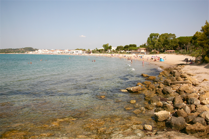 Playa Altafulla, Tarragone - Costa Dorada (Espagne)