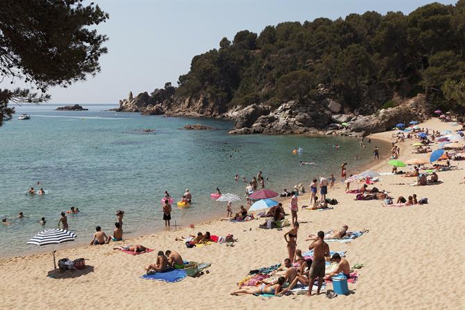 Stranden Cala Treumal, Blanes