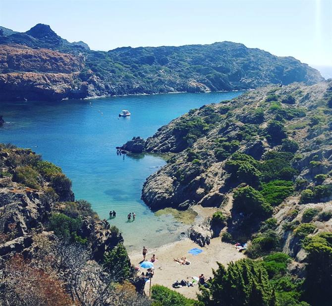 Cala Jugadora na przylądku Cabo de Creus