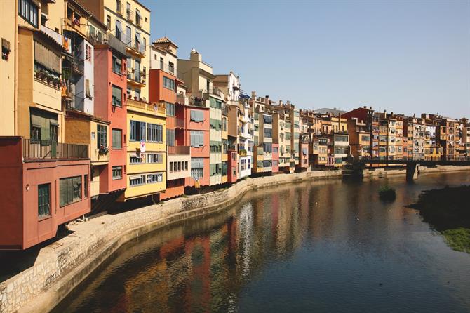 Byen Girona på Costa Brava