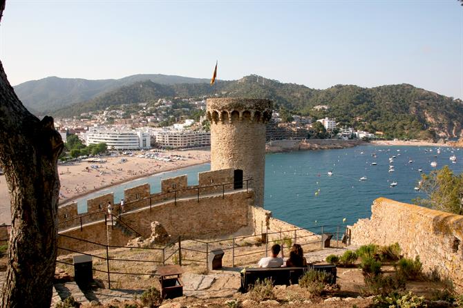 City wall of Tossa de Mar