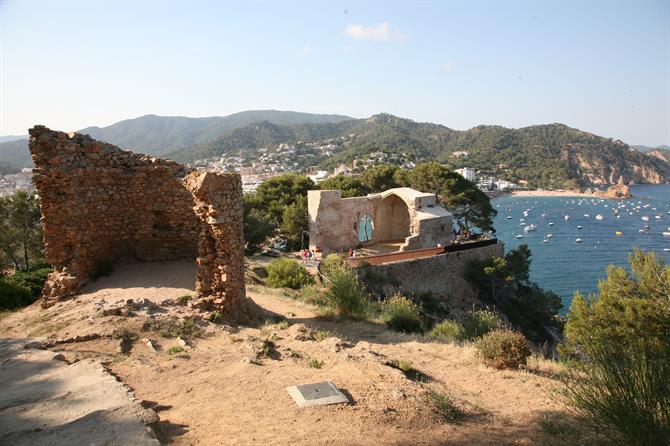 Ruine der ehemaligen Kirche Sant Vicenç, Tossa de Mar