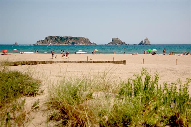 Playa La Pletera, Costa Brava - Catalogne (Espagne)