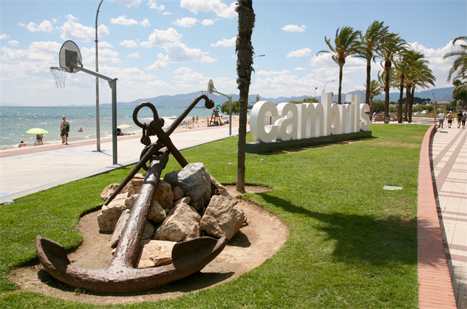 Paseo Marítimo de Cambrils (Promenade de front de mer), Cambrils - Costa Dorada (Espagne)