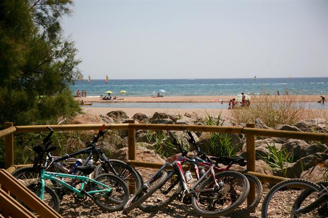 Vélo à L'Estartit, Costa Brava - Catalogne (Espagne)