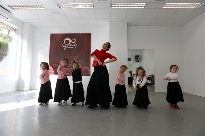 Danse Flamenco, Estudio Flamenco à Séville, Andalousie (Espagne)