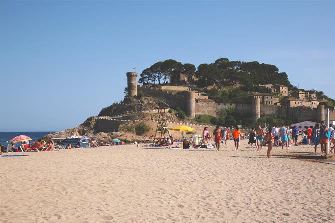 Tossa de Mar, spiaggia