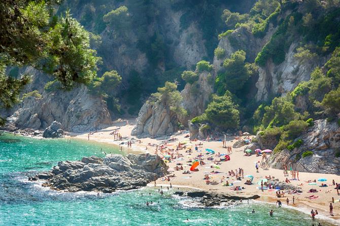 Playa Sa Boadella i Lloret de Mar