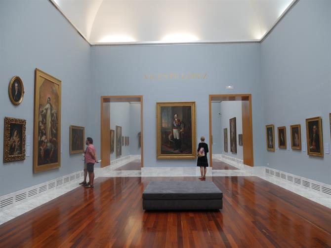 Tradisjonsrik kunst og malerier i Museo de Bellas Artes