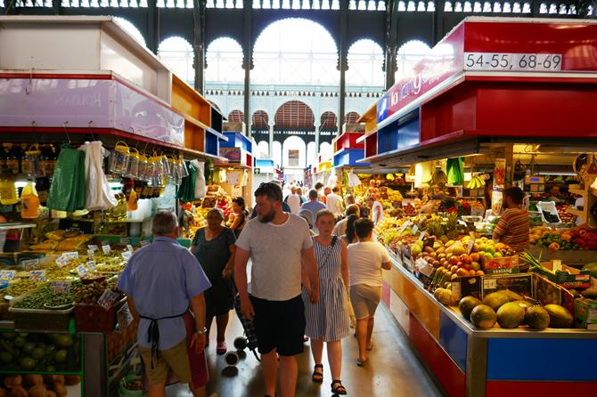 Banca de mercado em Atarazanas, Málaga