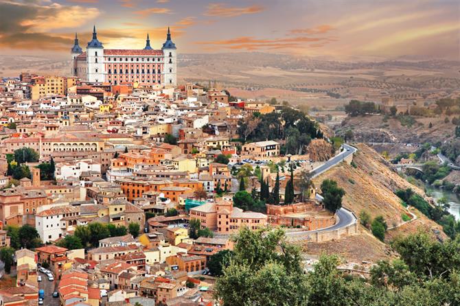 Vista del centro storico di Toledo