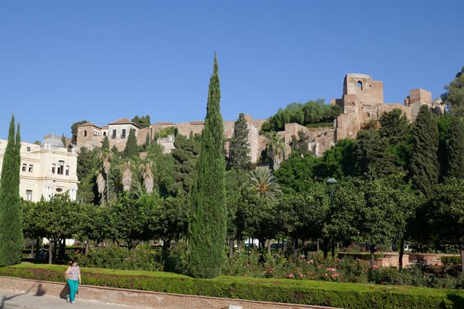 Die maurische Festung Alcazaba, Málaga