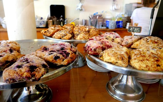 Wegańskie scones, Julia Bakery, Malaga