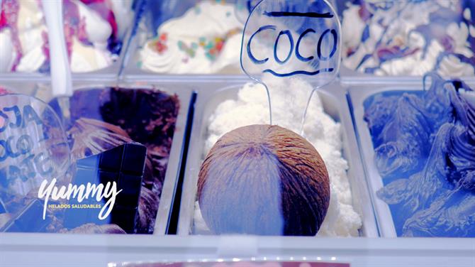 Glaces végétaliennes chez Yummy Helados, Malaga - Costa del Sol (Espagne)