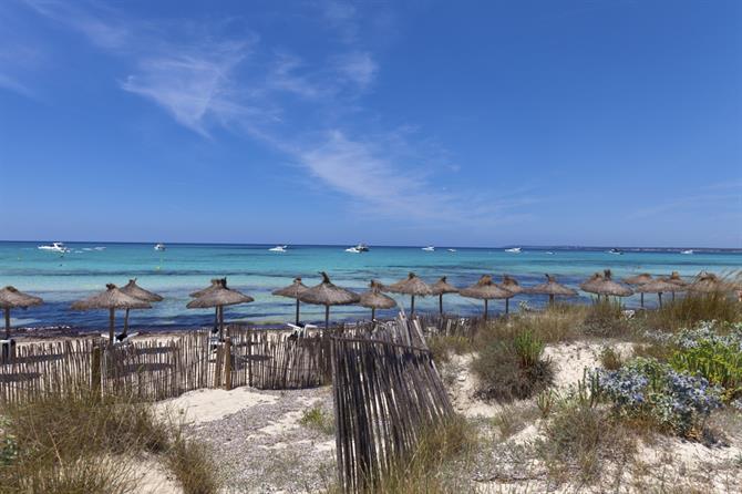 Nudiststranden El Trenc på Mallorca