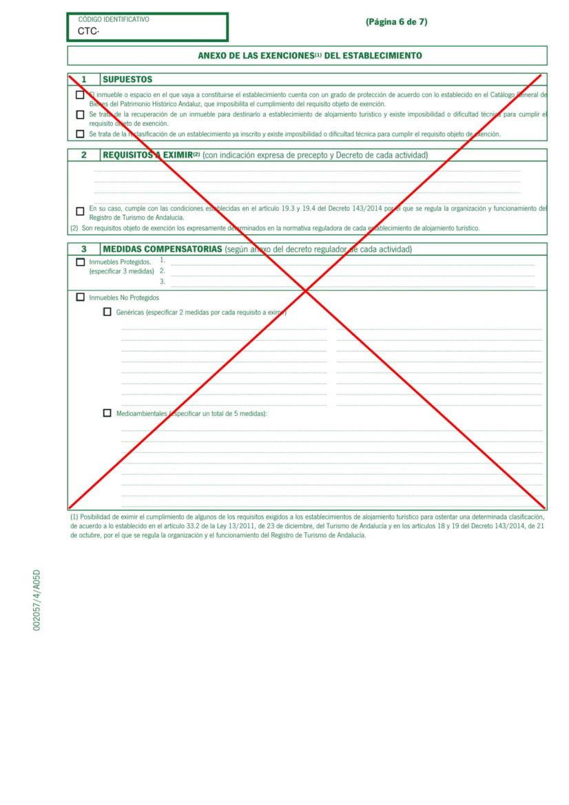 Holiday Rental Application Form Andalucia pg 6